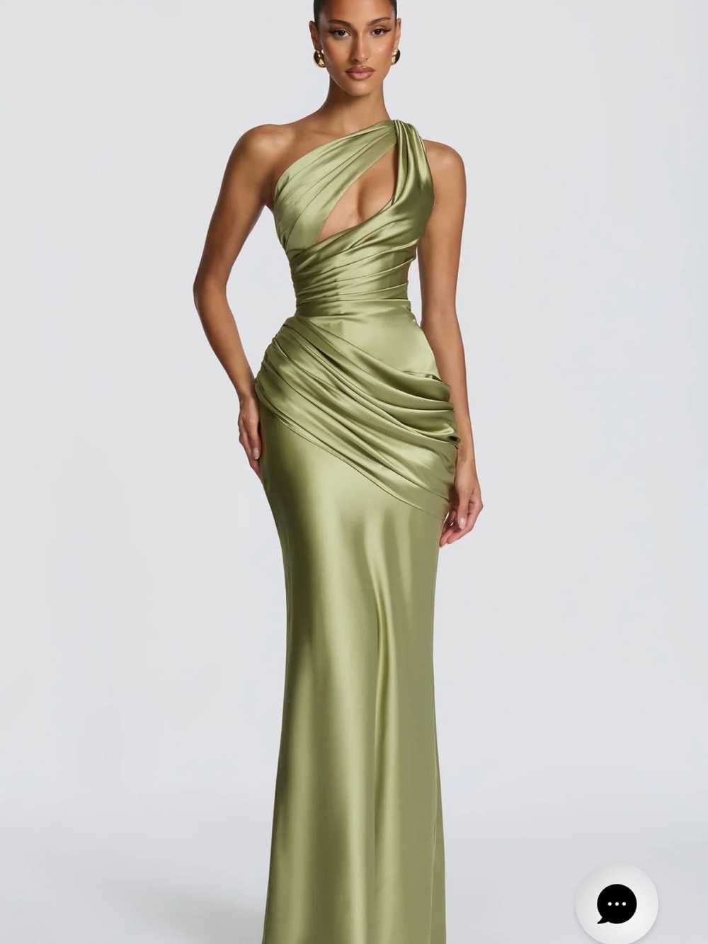 EMINA MAXI DRESS - LIGHT OLIVE - BABYBOO